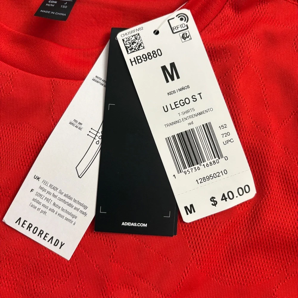 Adidas x LEGO Red T-Shirt - Picture 3 of 3